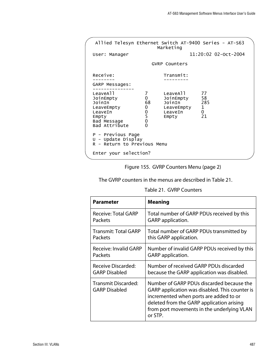Allied Telesis AT-S63 User Manual | Page 487 / 710