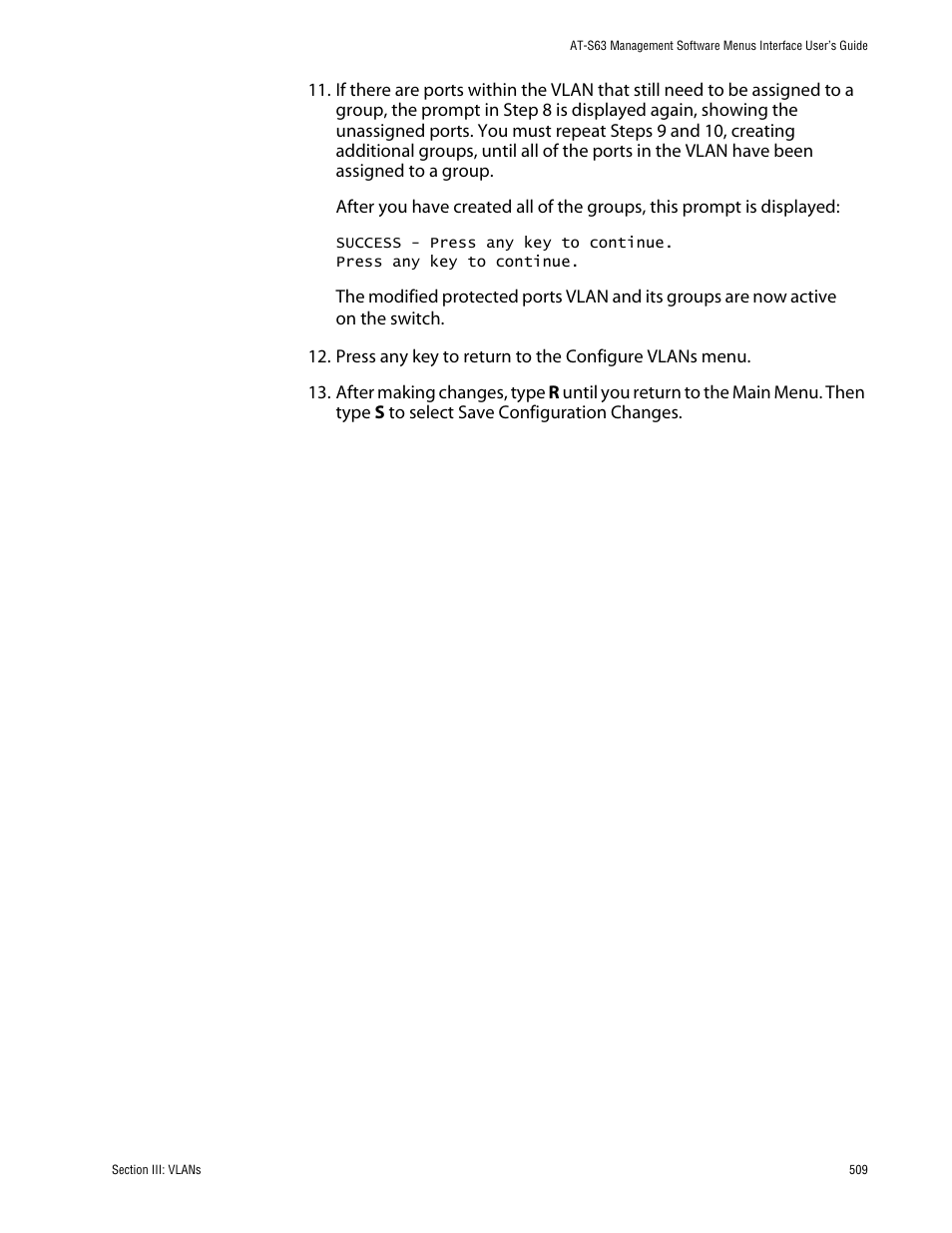 Allied Telesis AT-S63 User Manual | Page 509 / 710
