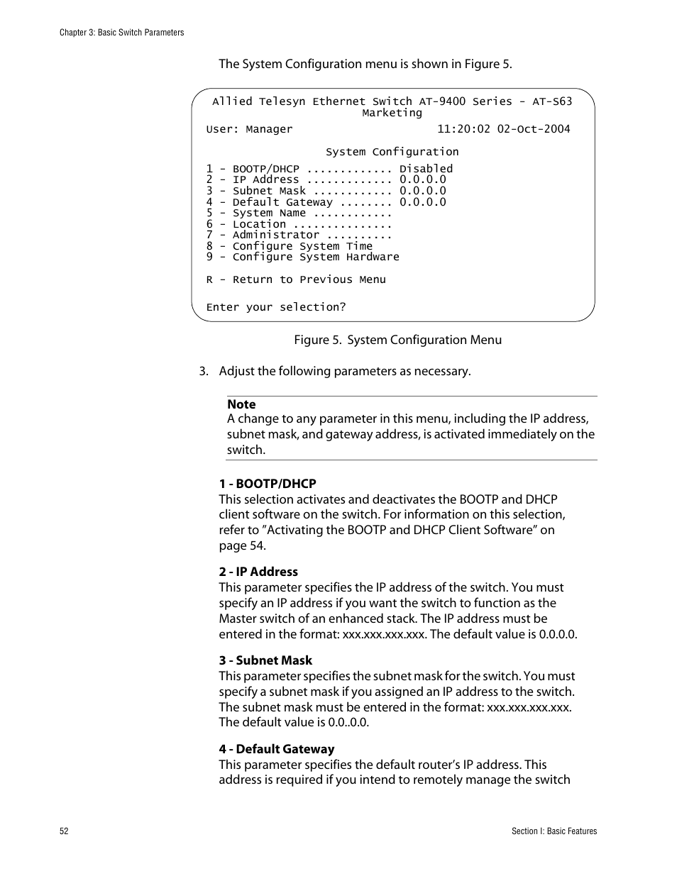 Allied Telesis AT-S63 User Manual | Page 52 / 710