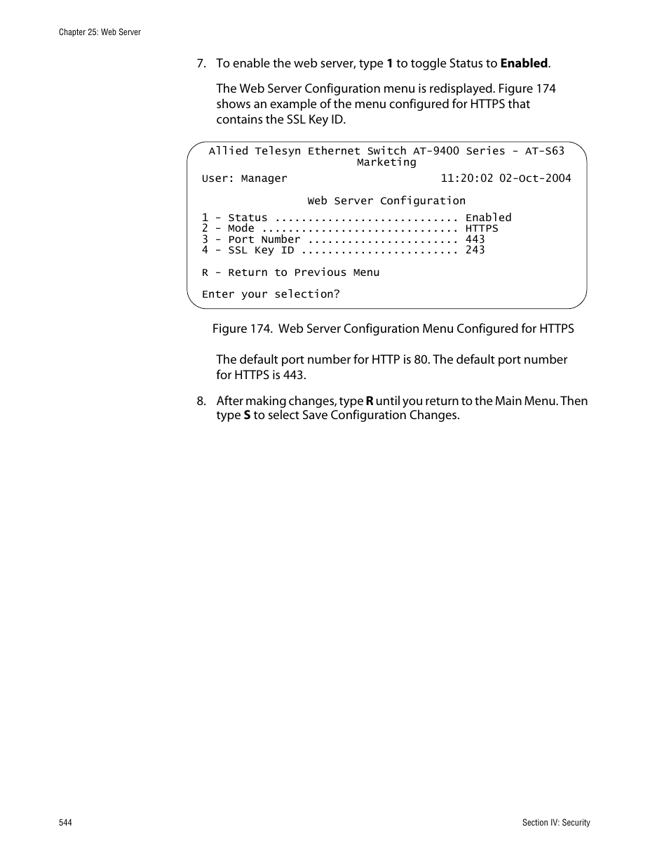 Allied Telesis AT-S63 User Manual | Page 544 / 710