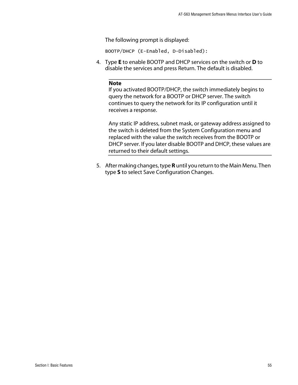 Allied Telesis AT-S63 User Manual | Page 55 / 710