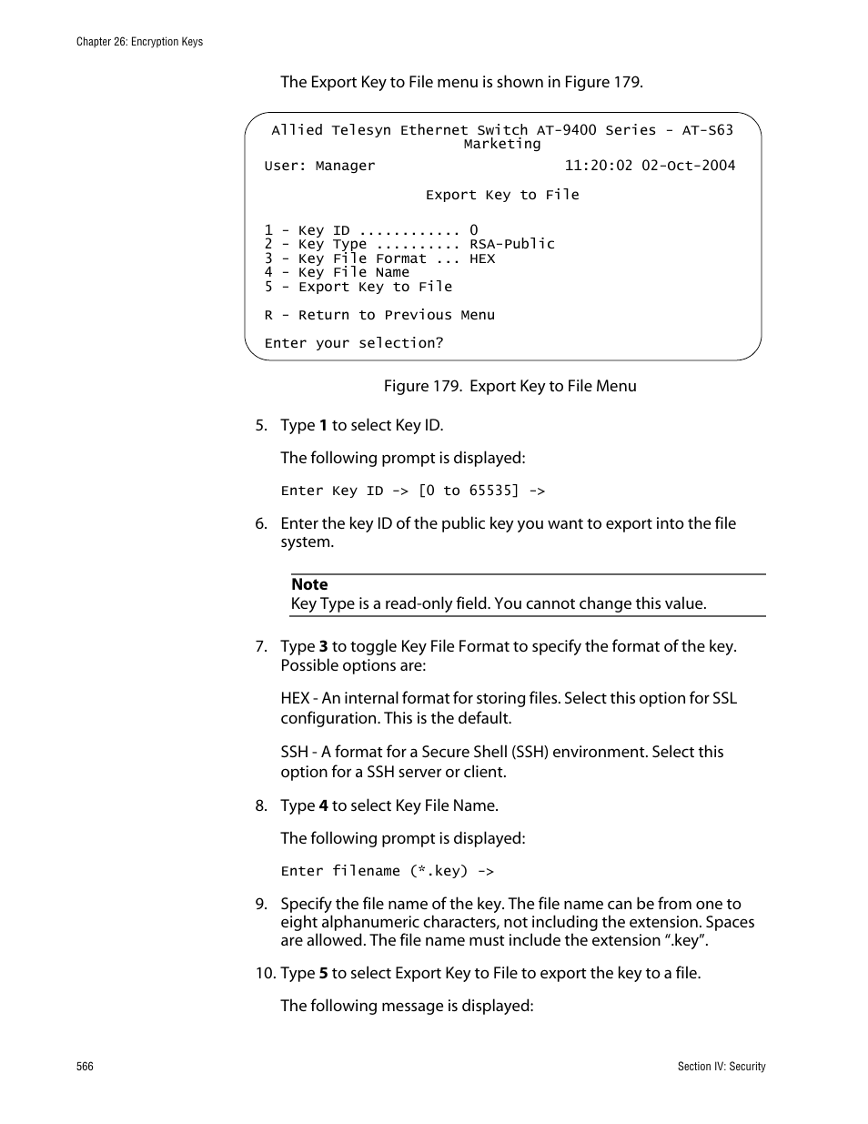 Allied Telesis AT-S63 User Manual | Page 566 / 710
