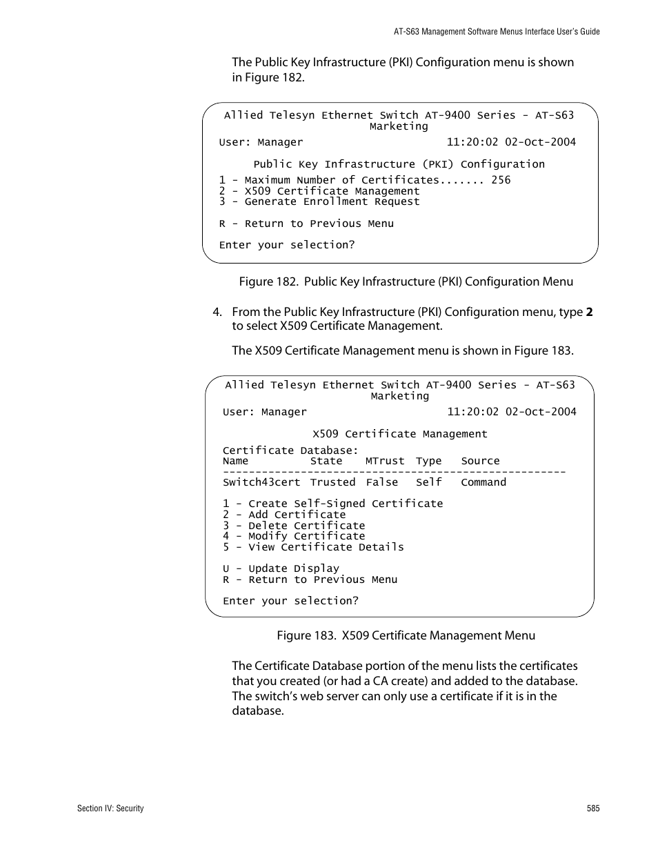 Allied Telesis AT-S63 User Manual | Page 585 / 710
