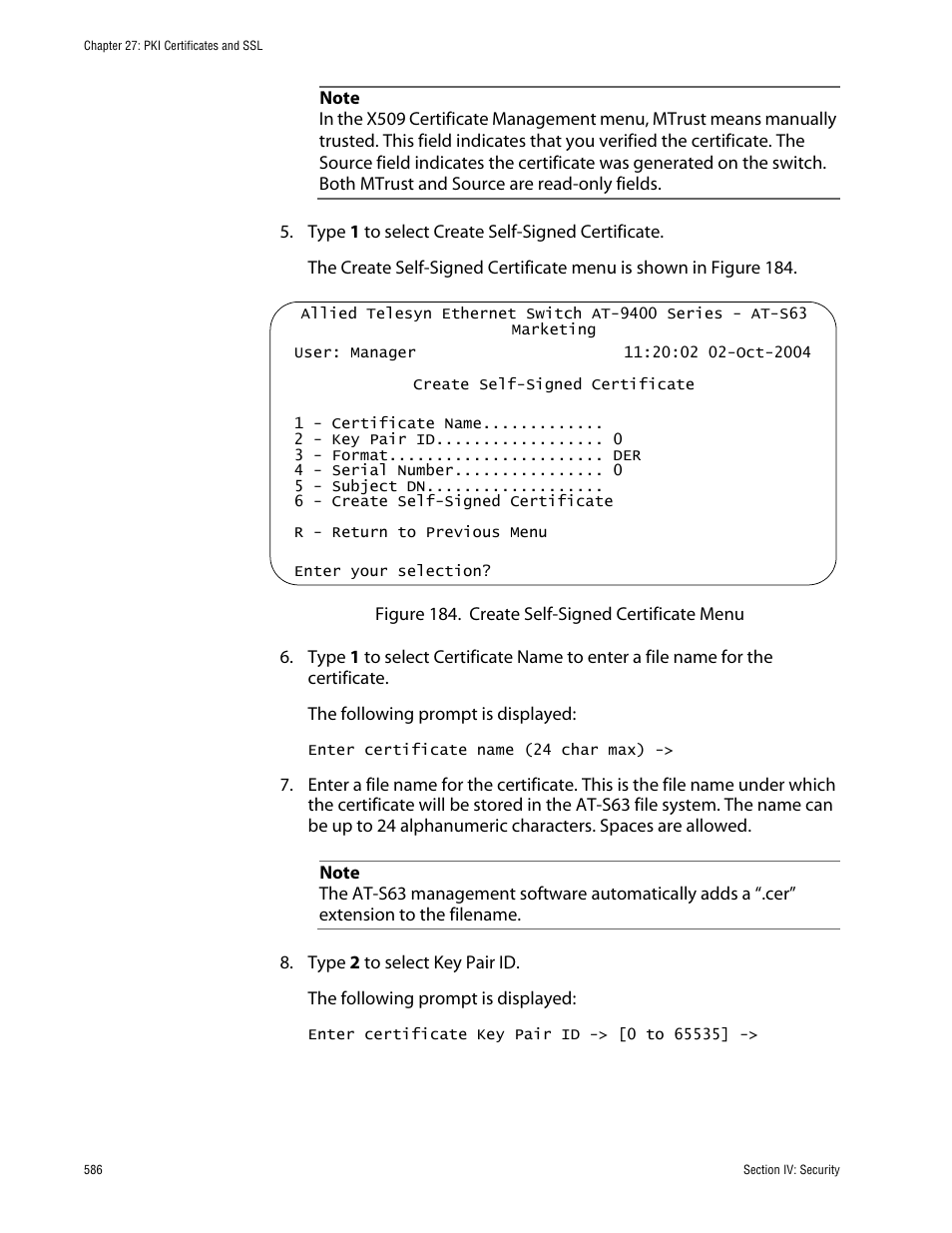 Allied Telesis AT-S63 User Manual | Page 586 / 710