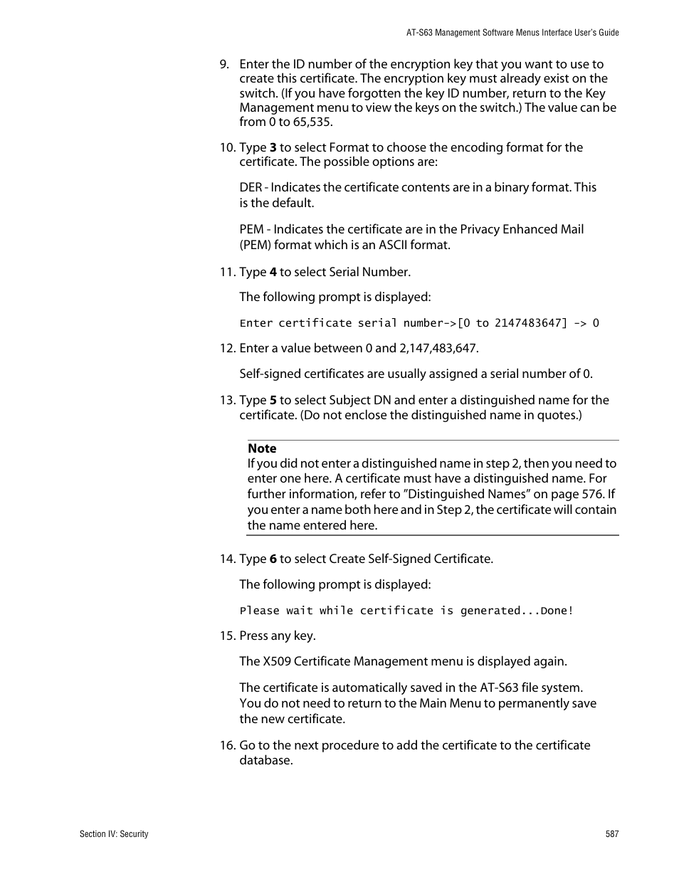 Allied Telesis AT-S63 User Manual | Page 587 / 710