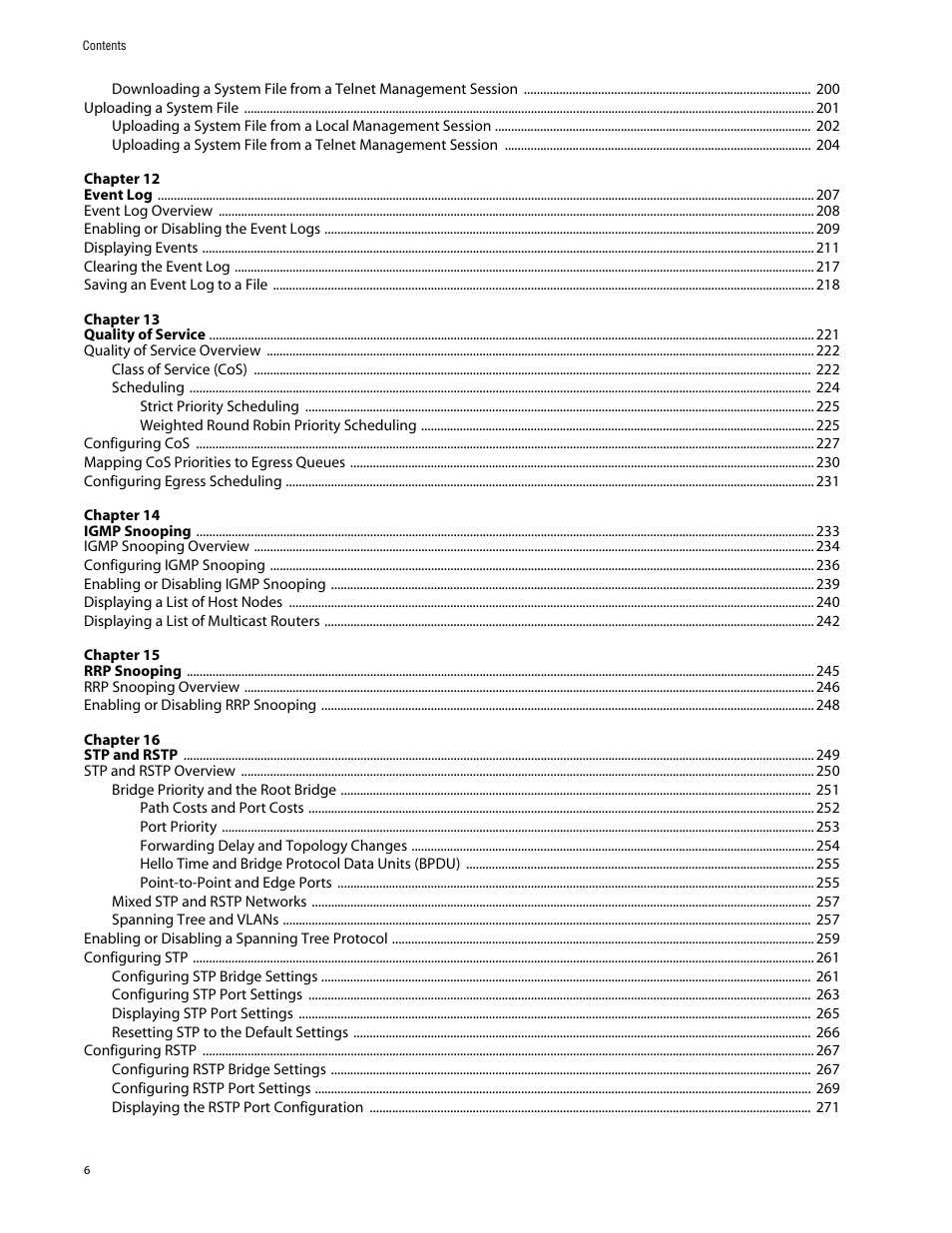 Allied Telesis AT-S63 User Manual | Page 6 / 710