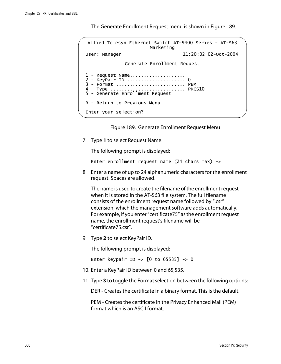 Allied Telesis AT-S63 User Manual | Page 600 / 710