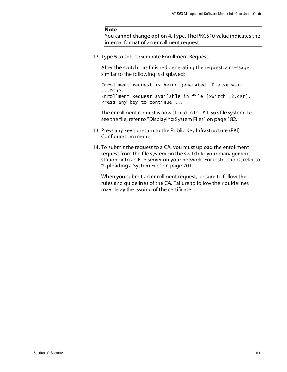 Allied Telesis AT-S63 User Manual | Page 601 / 710