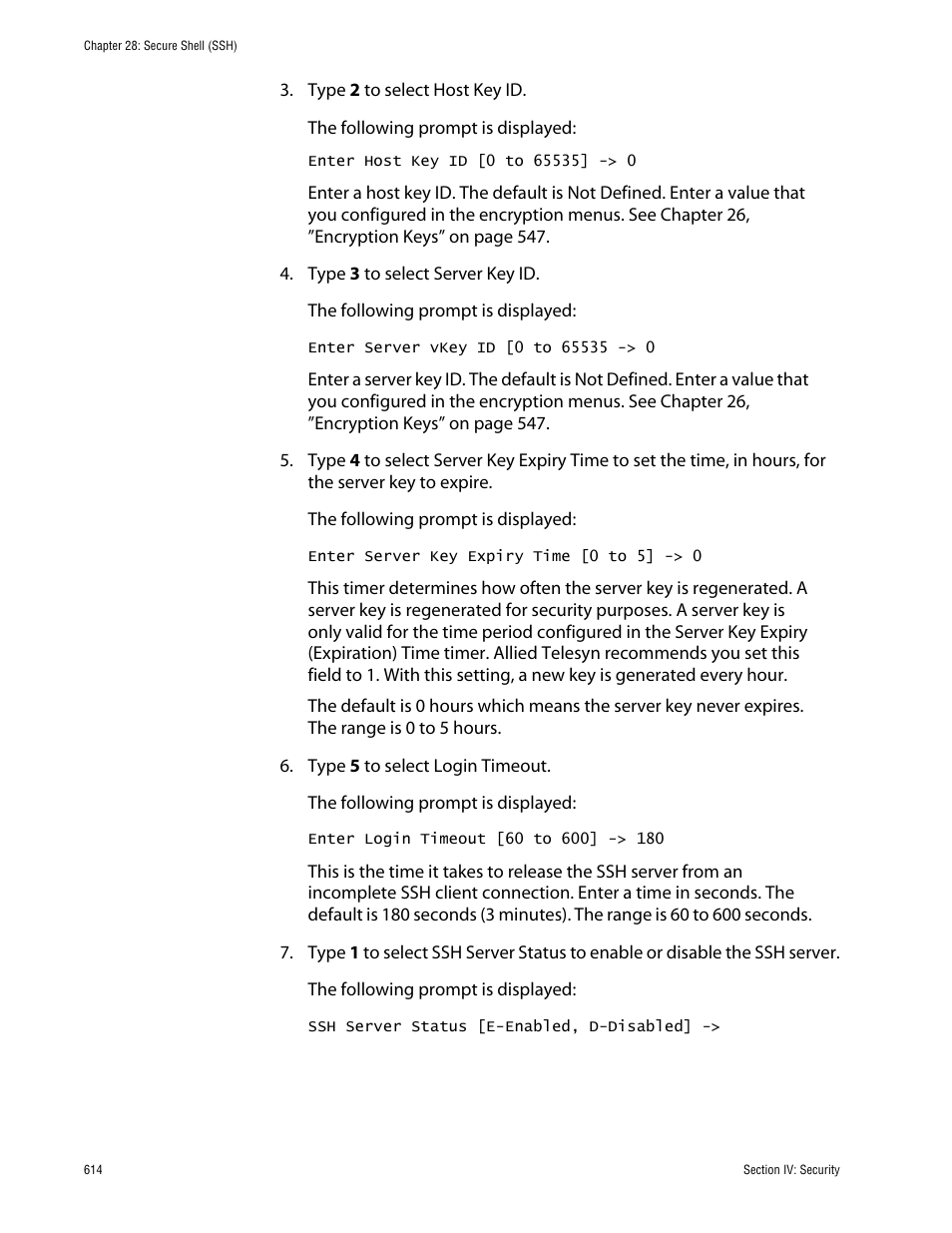 Allied Telesis AT-S63 User Manual | Page 614 / 710