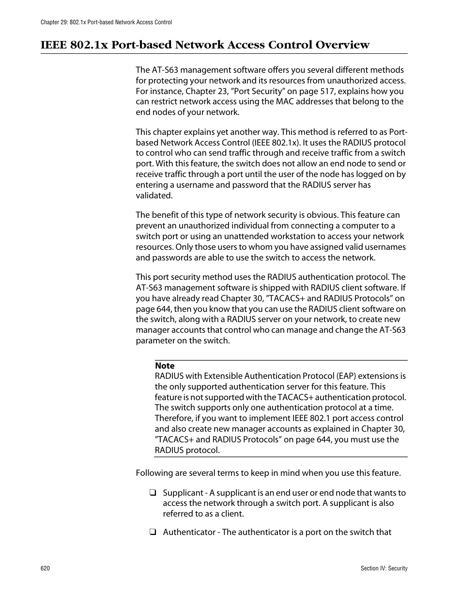 Allied Telesis AT-S63 User Manual | Page 620 / 710