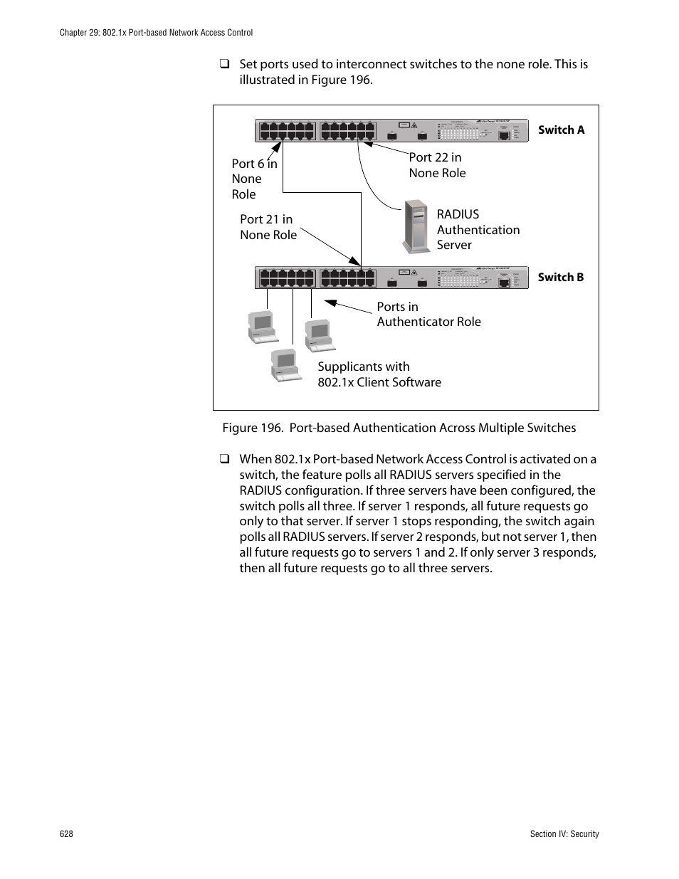 Switch a switch b | Allied Telesis AT-S63 User Manual | Page 628 / 710