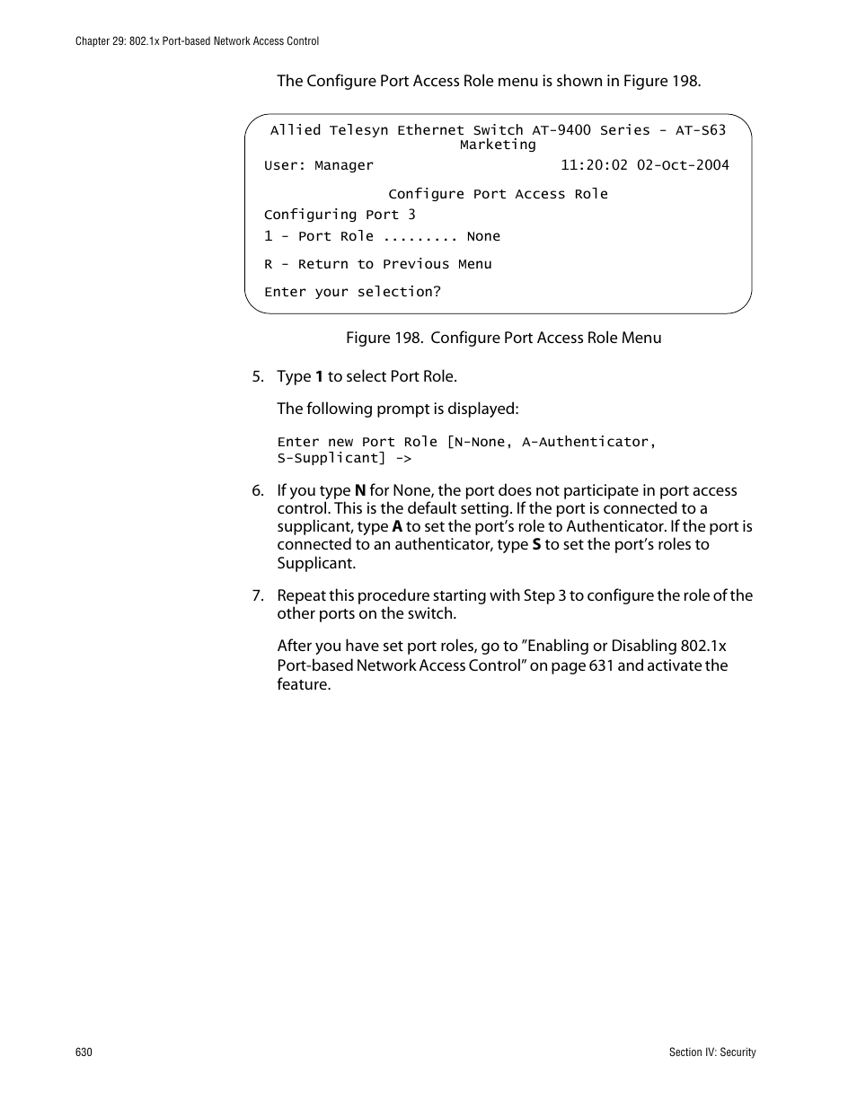 Allied Telesis AT-S63 User Manual | Page 630 / 710