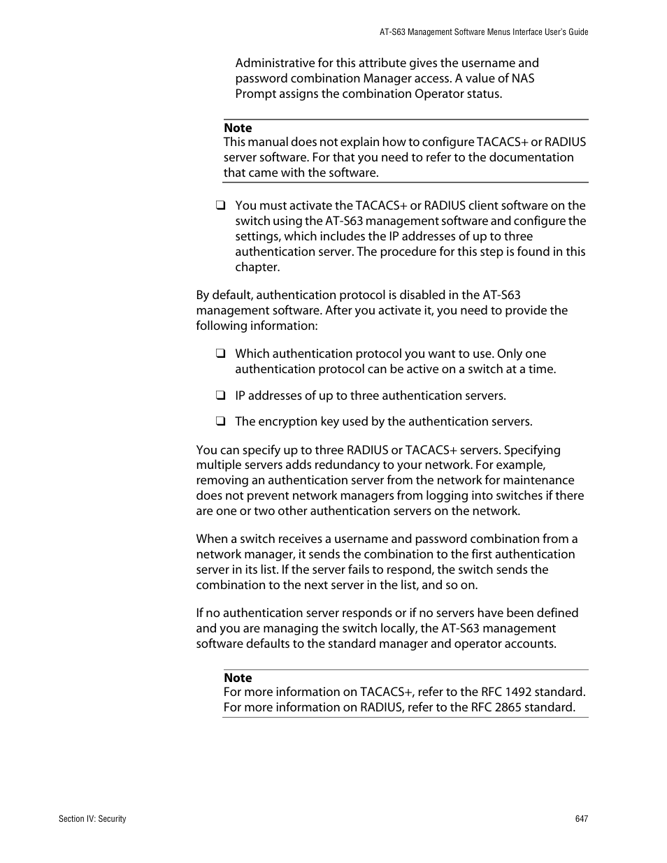 Allied Telesis AT-S63 User Manual | Page 647 / 710