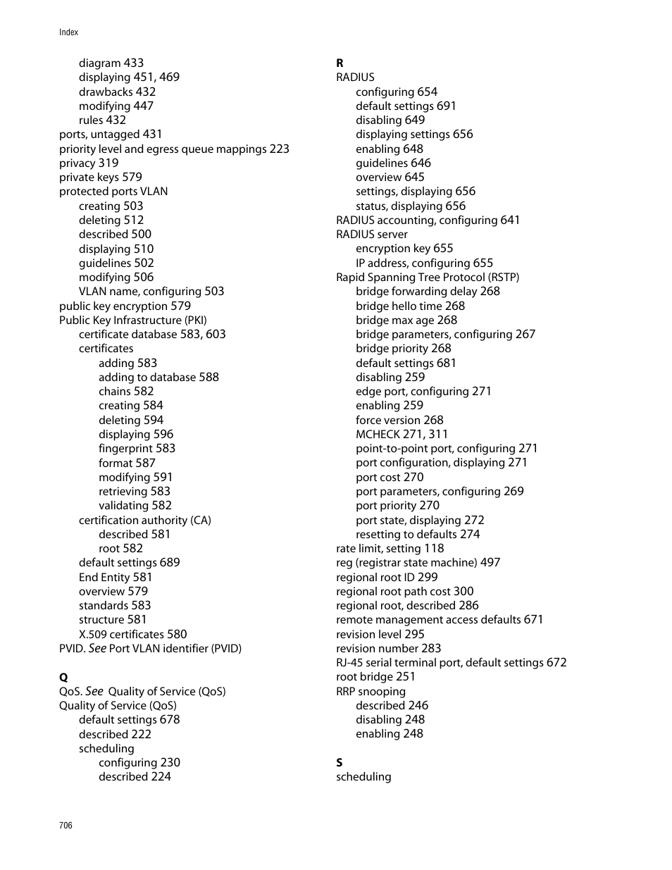 Allied Telesis AT-S63 User Manual | Page 706 / 710