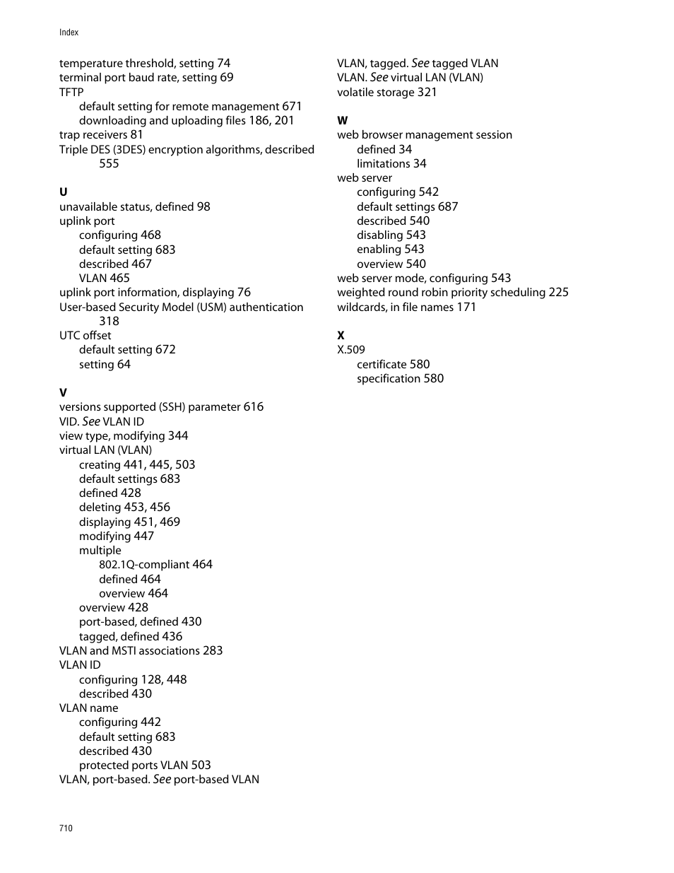 Allied Telesis AT-S63 User Manual | Page 710 / 710