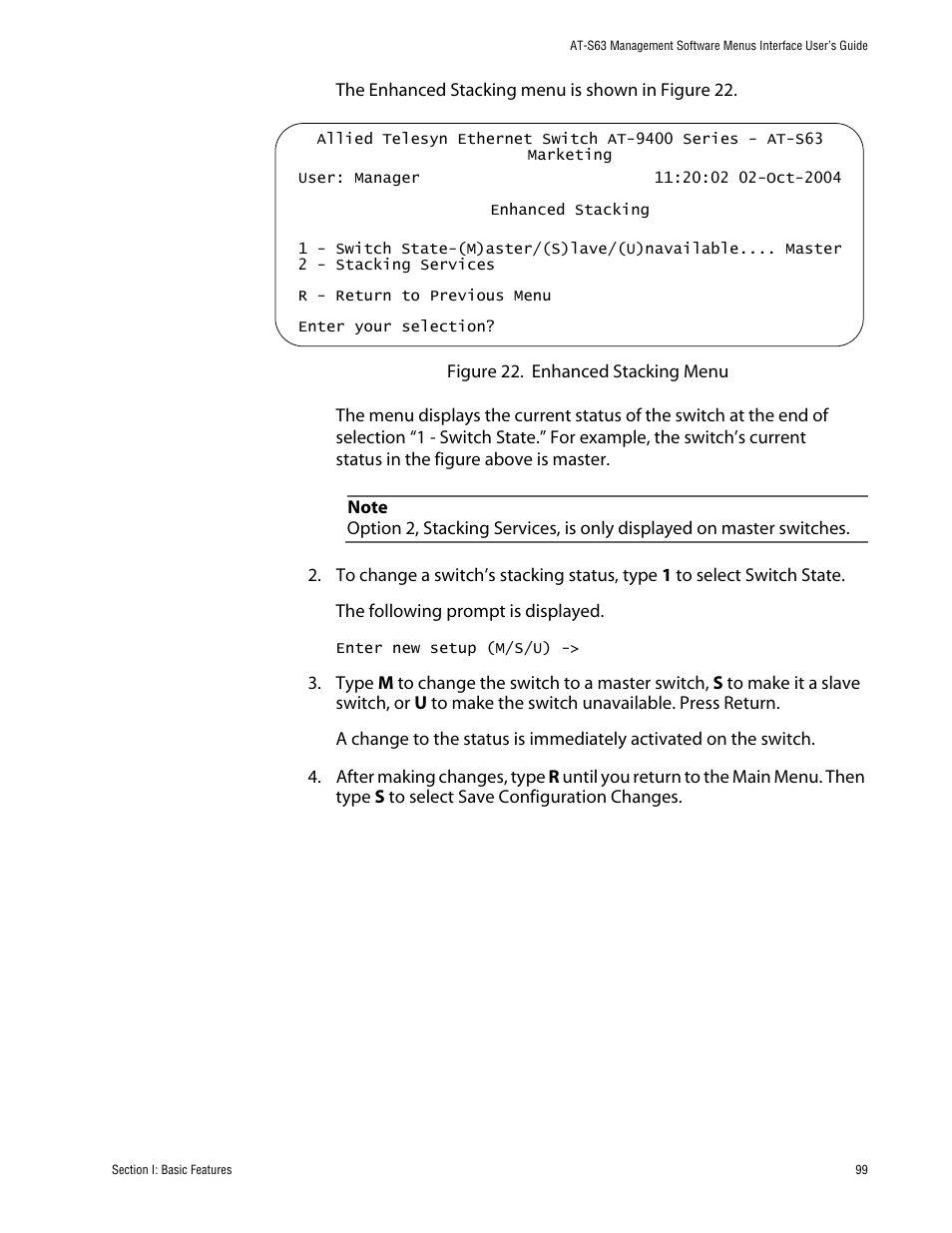 Allied Telesis AT-S63 User Manual | Page 99 / 710