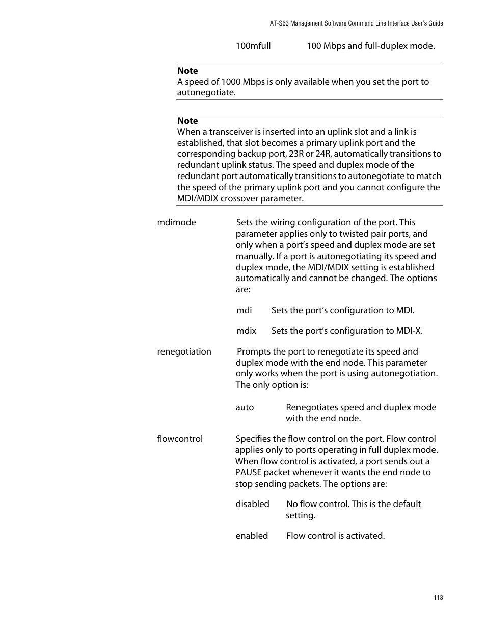 Allied Telesis AT-S63 User Manual | Page 113 / 464