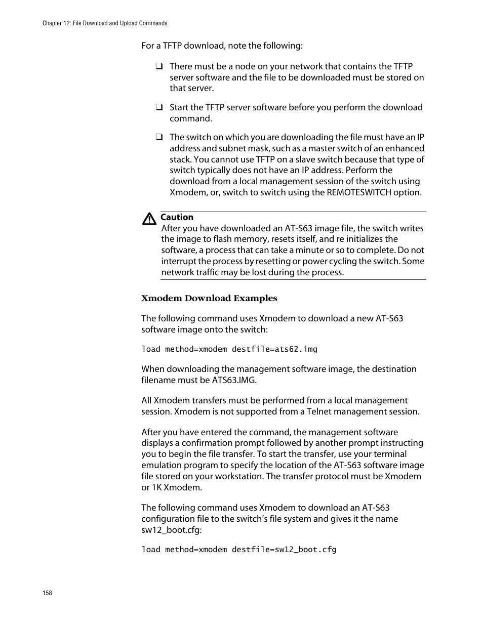 Allied Telesis AT-S63 User Manual | Page 158 / 464