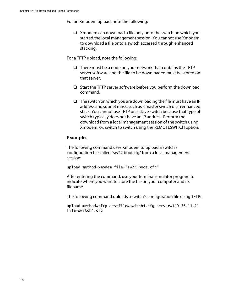 Allied Telesis AT-S63 User Manual | Page 162 / 464