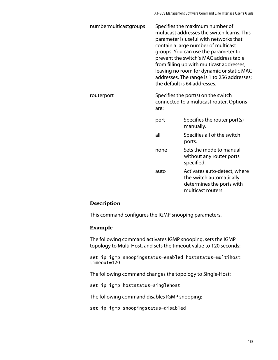 Allied Telesis AT-S63 User Manual | Page 187 / 464