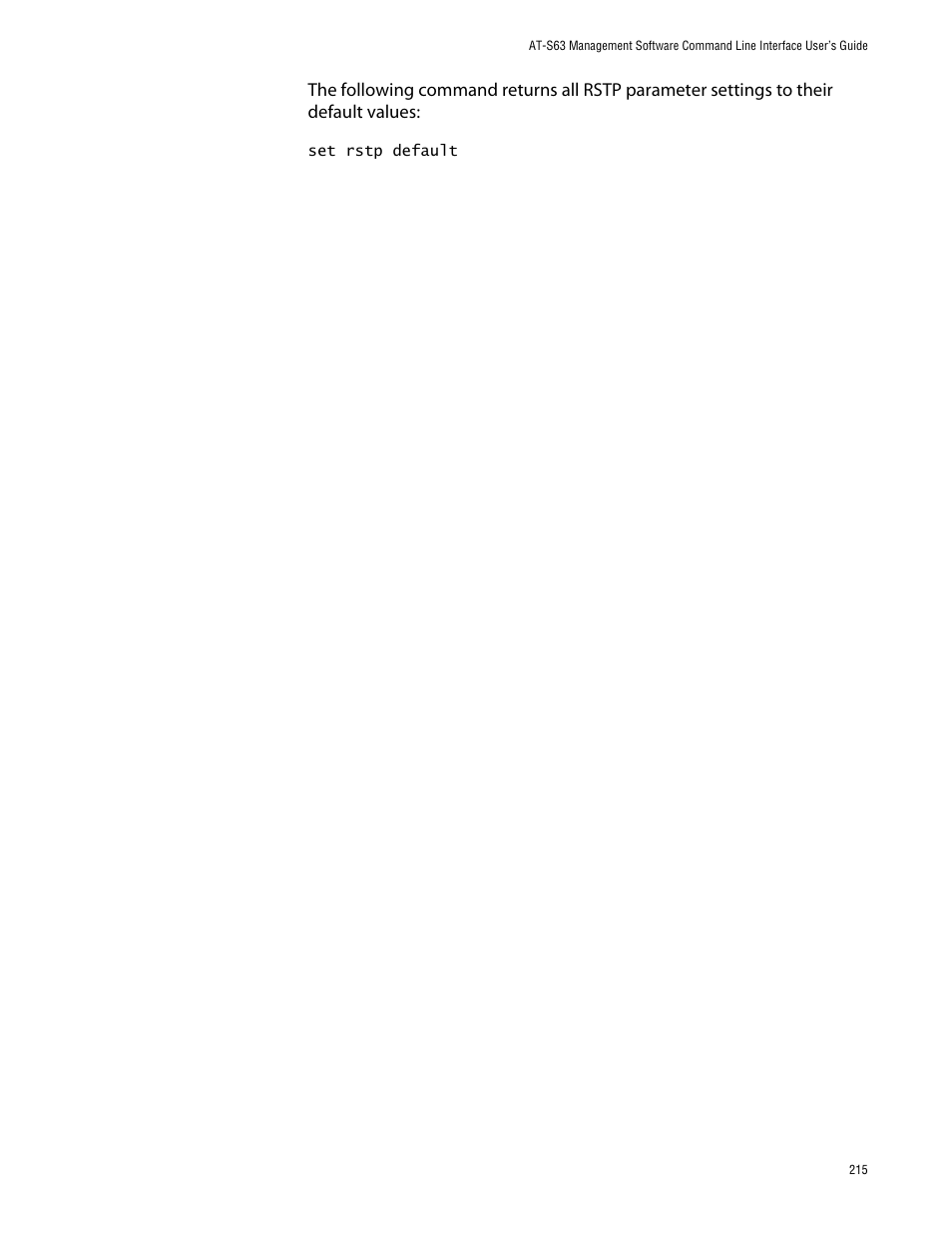 Allied Telesis AT-S63 User Manual | Page 215 / 464