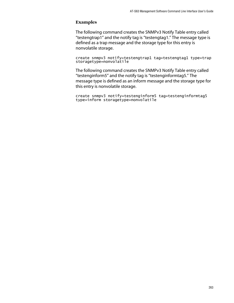Allied Telesis AT-S63 User Manual | Page 263 / 464