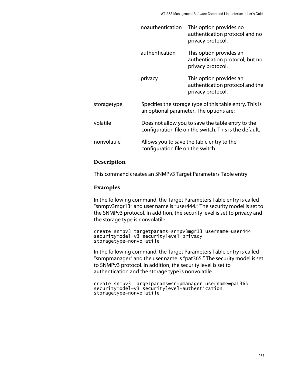 Allied Telesis AT-S63 User Manual | Page 267 / 464