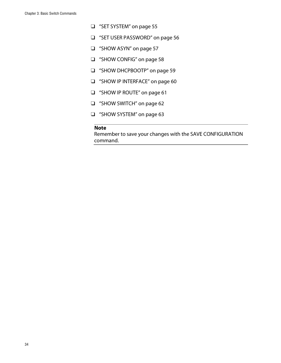 Allied Telesis AT-S63 User Manual | Page 34 / 464