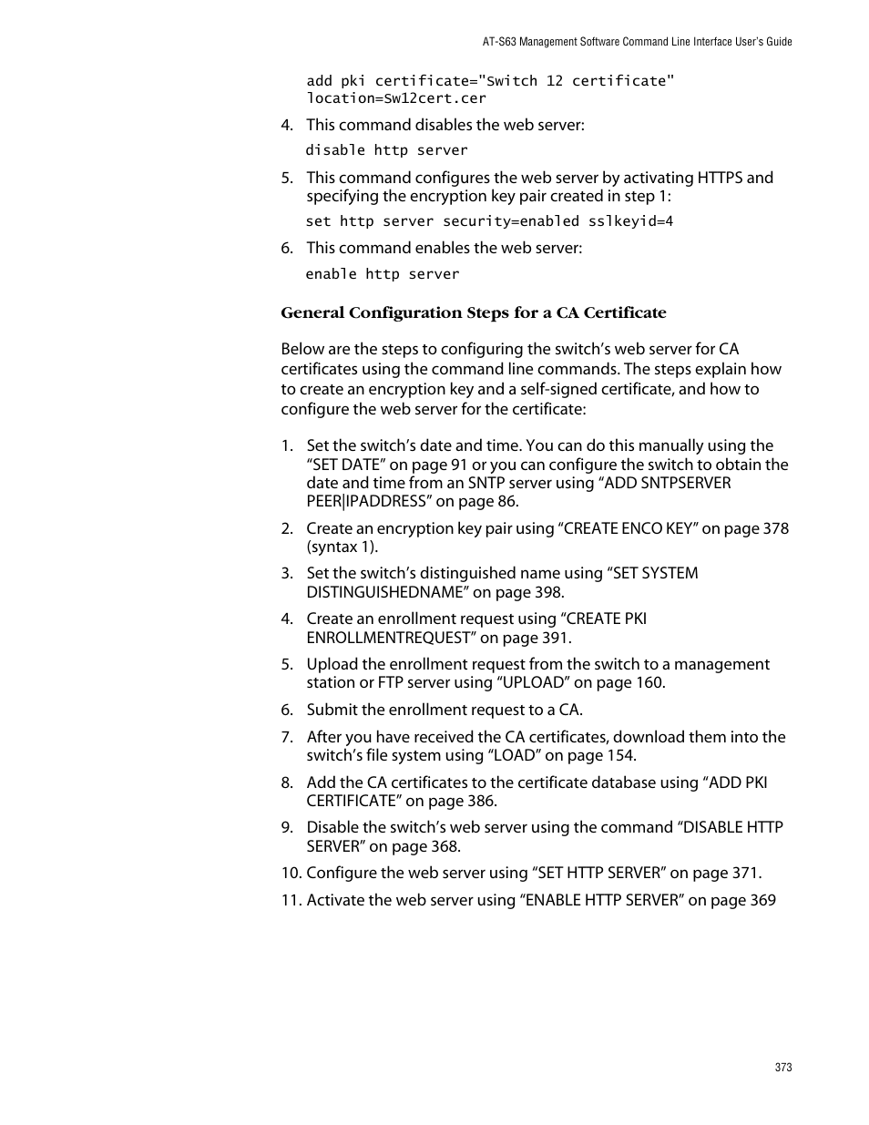 Allied Telesis AT-S63 User Manual | Page 373 / 464