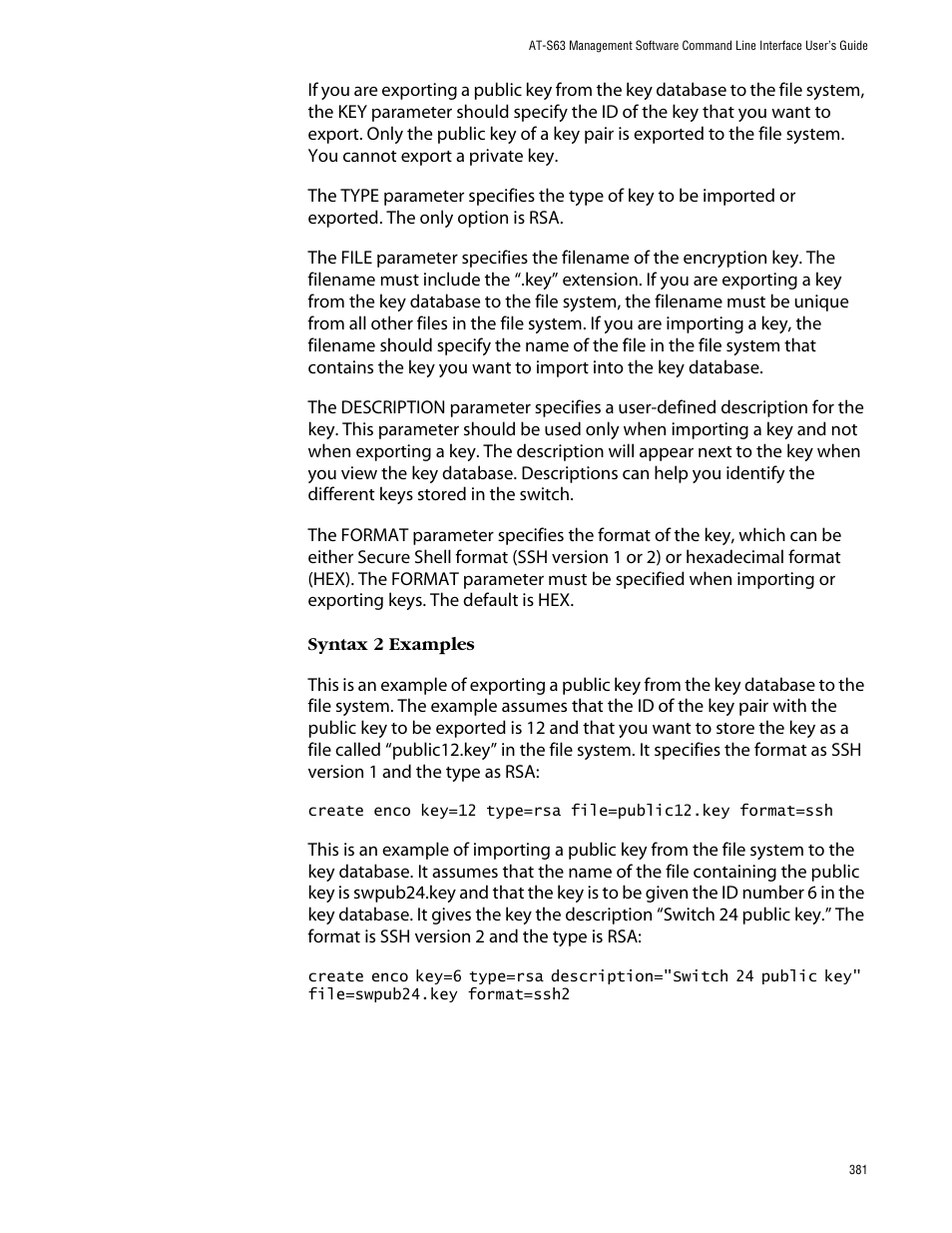 Allied Telesis AT-S63 User Manual | Page 381 / 464