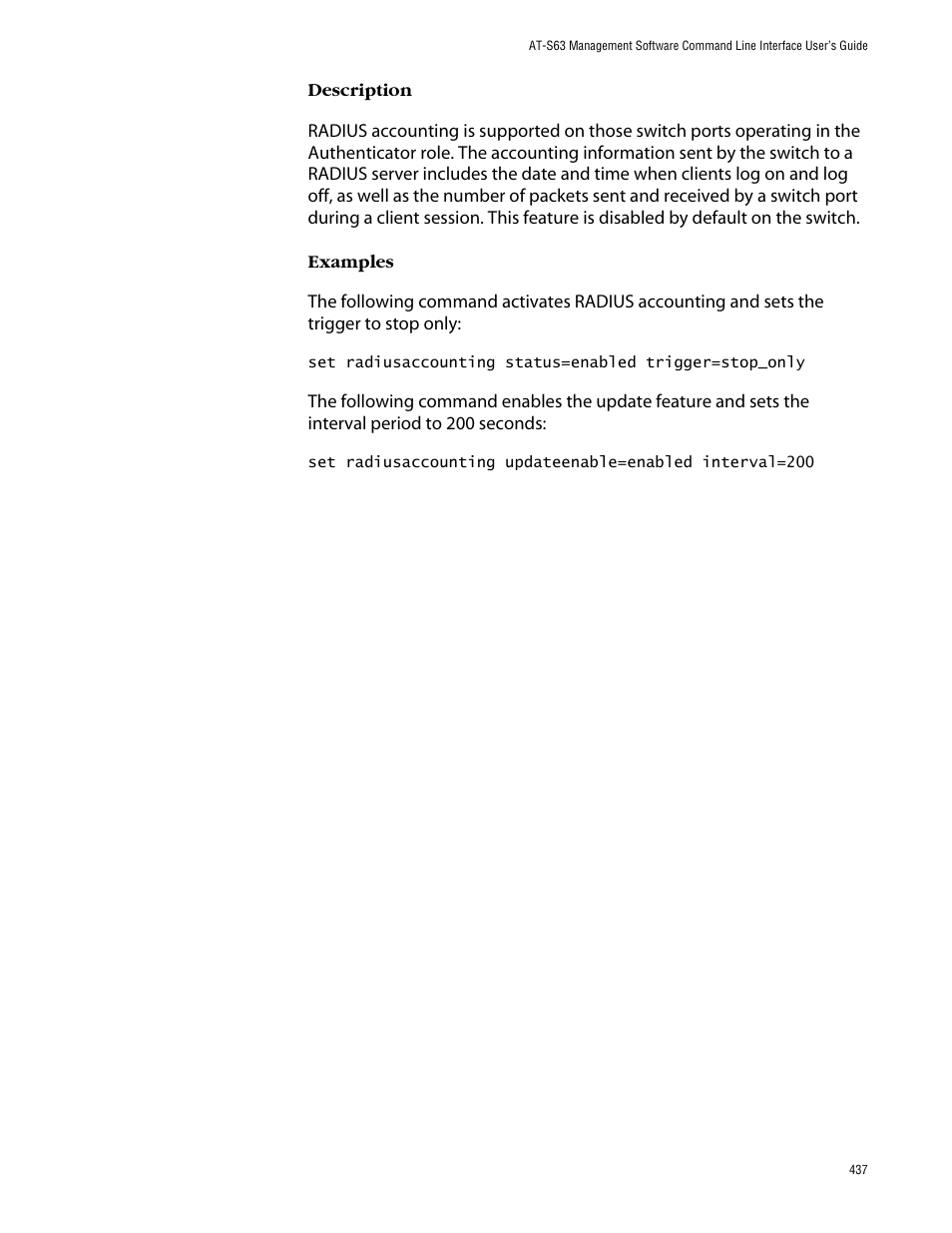 Allied Telesis AT-S63 User Manual | Page 437 / 464