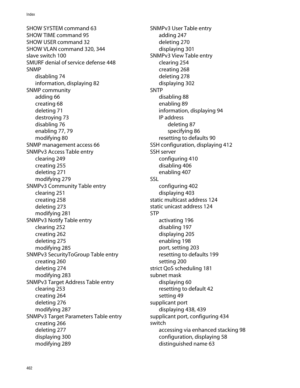Allied Telesis AT-S63 User Manual | Page 462 / 464