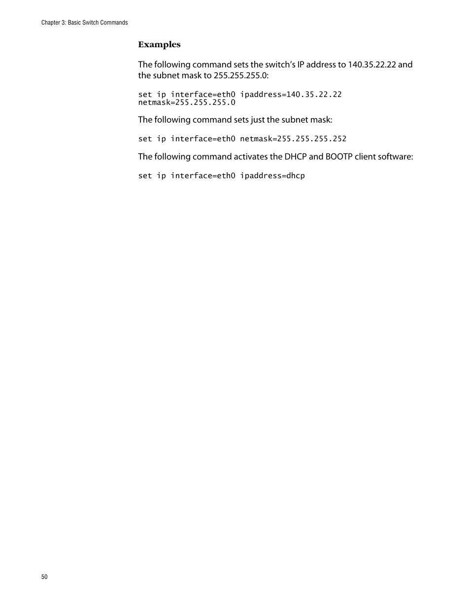 Allied Telesis AT-S63 User Manual | Page 50 / 464