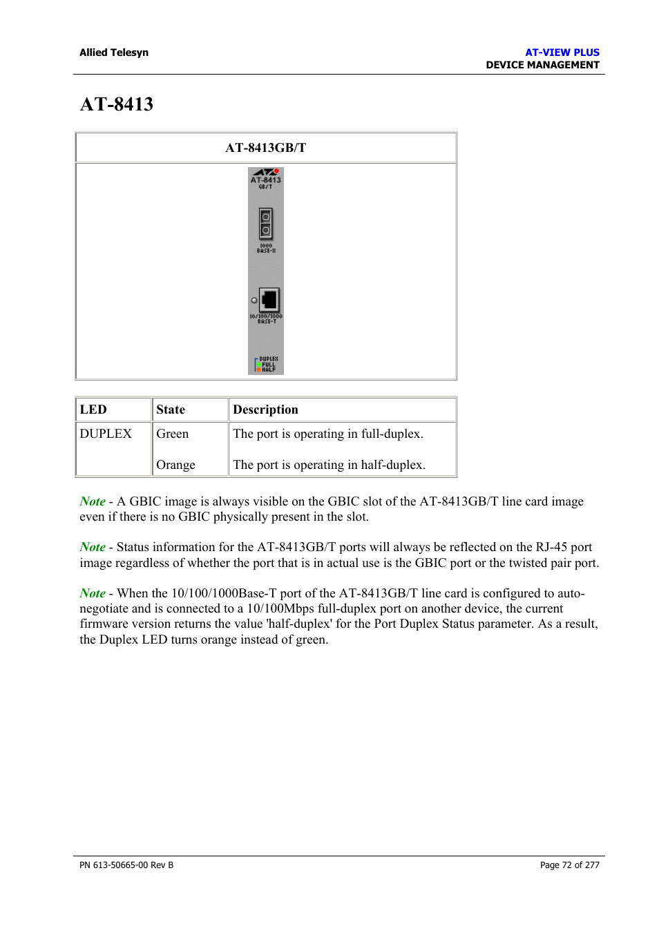 At-8413, At-8414 | Allied Telesis AT-VIEW PLUS 3.1 DEVICE MANAGEMENT User Manual | Page 72 / 277