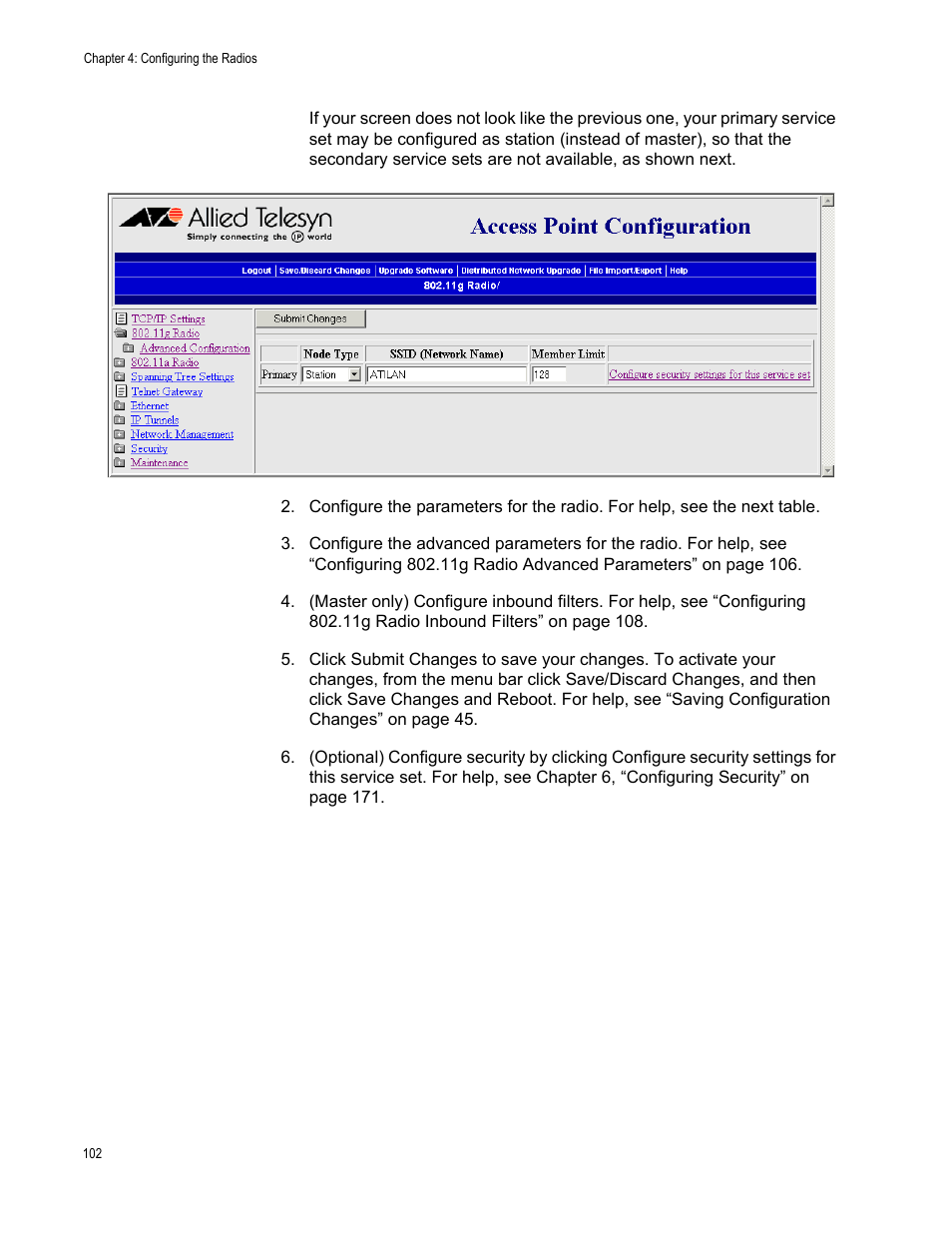 Allied Telesis AT-WA7501 User Manual | Page 102 / 352