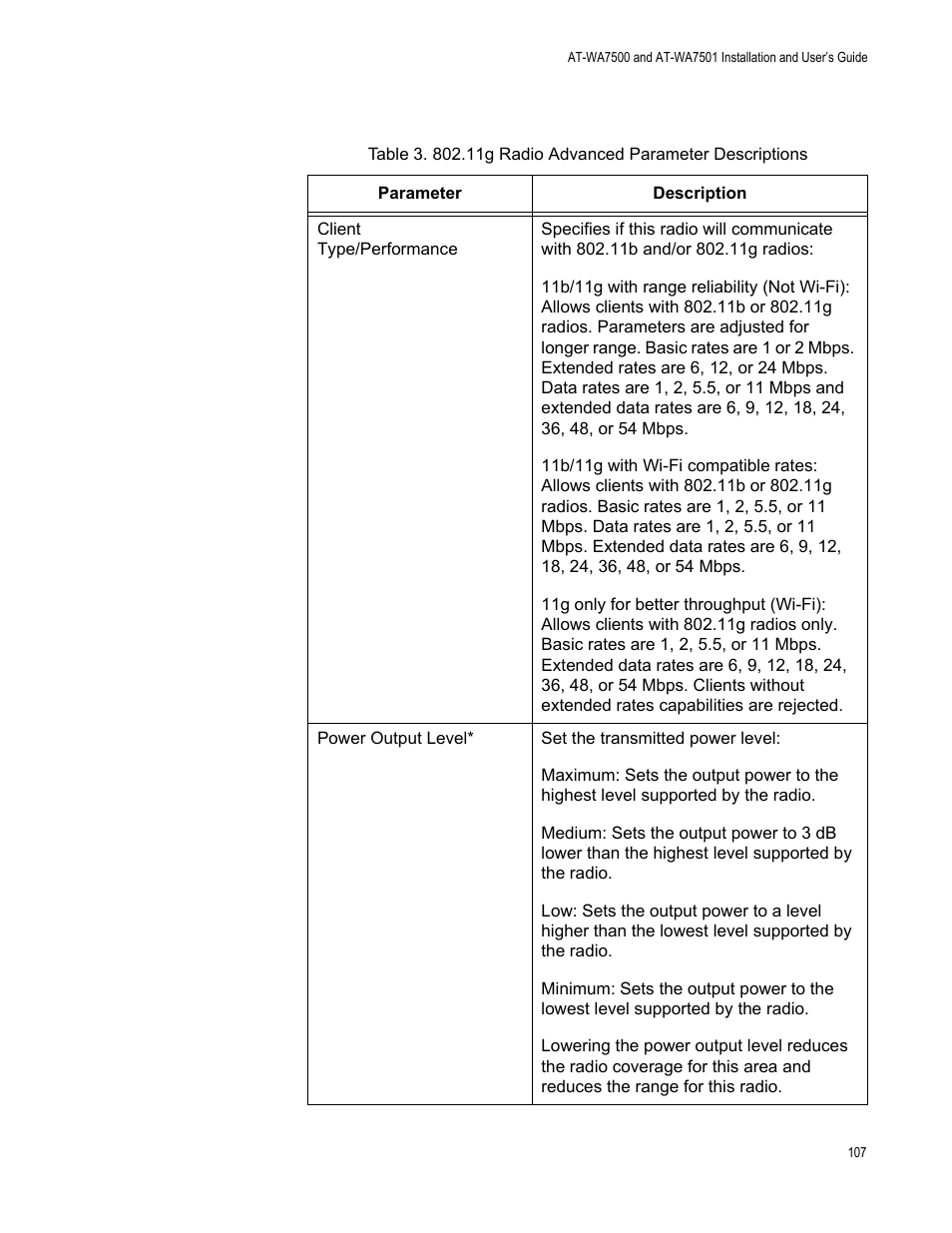 Allied Telesis AT-WA7501 User Manual | Page 107 / 352