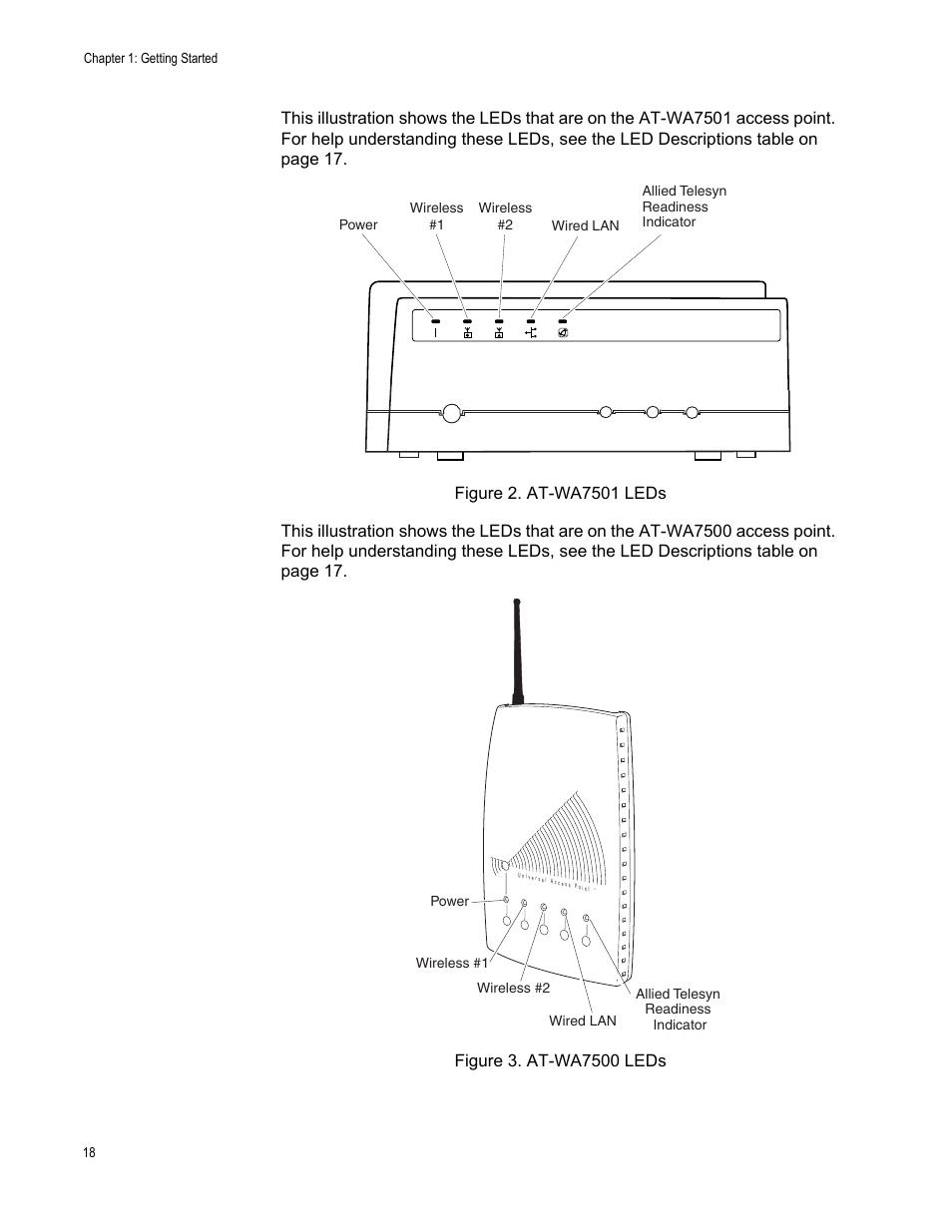 Allied Telesis AT-WA7501 User Manual | Page 18 / 352