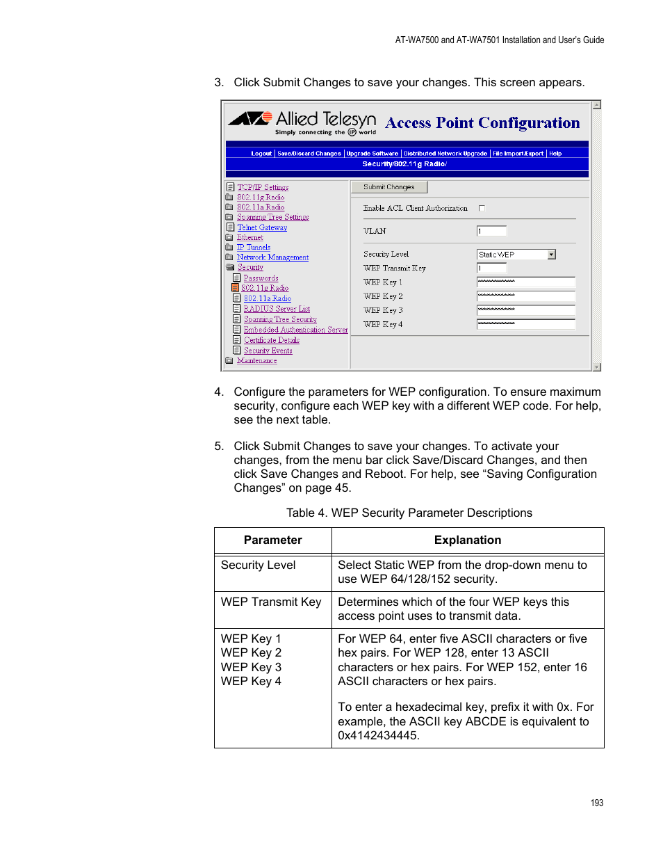 Allied Telesis AT-WA7501 User Manual | Page 193 / 352
