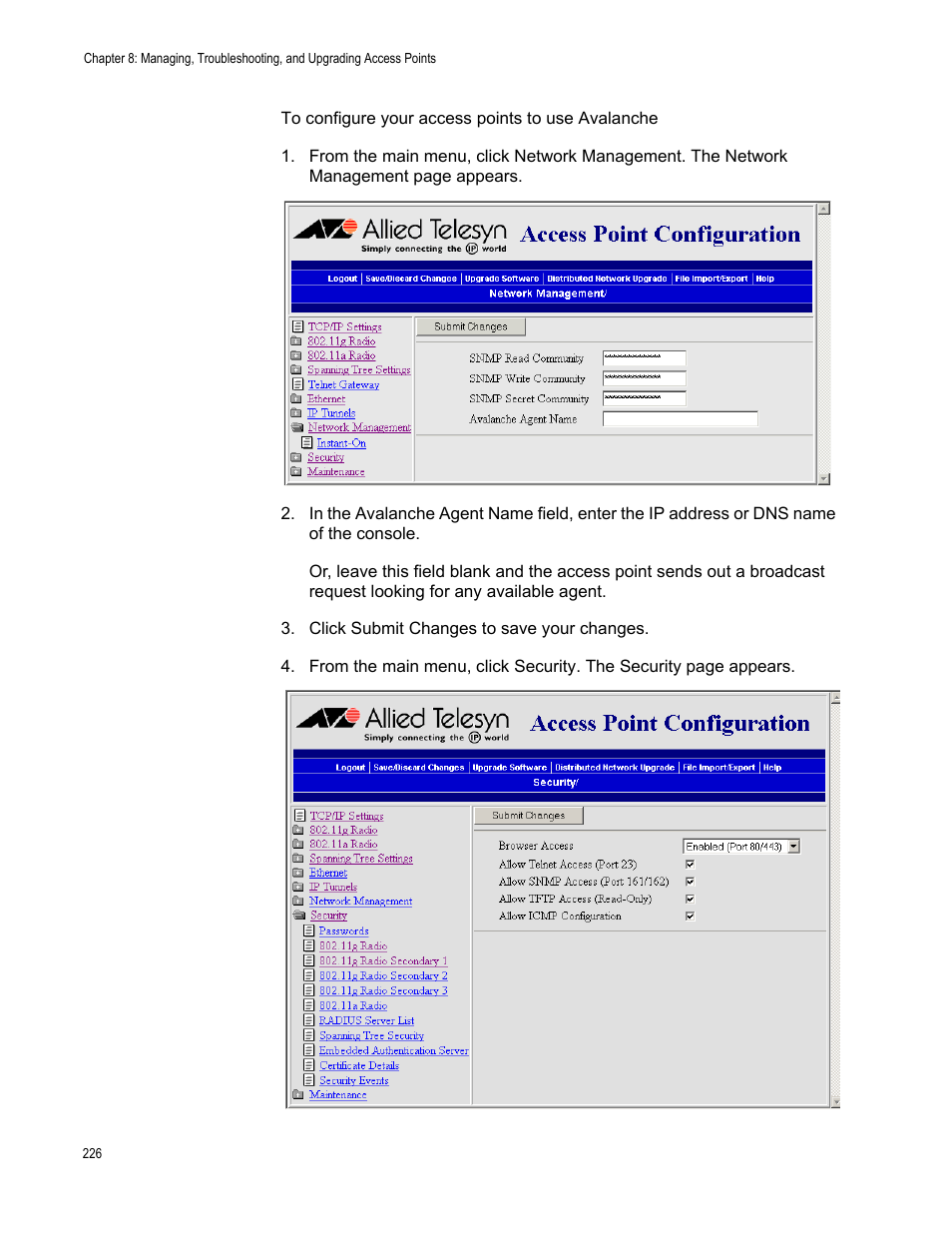 Allied Telesis AT-WA7501 User Manual | Page 226 / 352