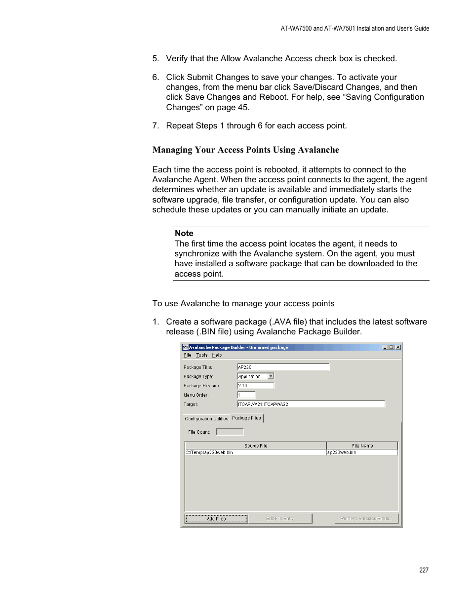 Allied Telesis AT-WA7501 User Manual | Page 227 / 352