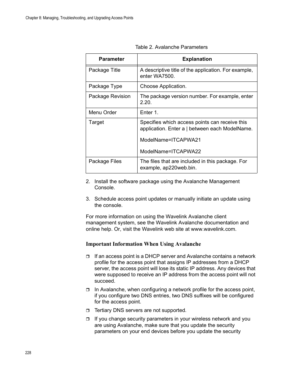 Allied Telesis AT-WA7501 User Manual | Page 228 / 352