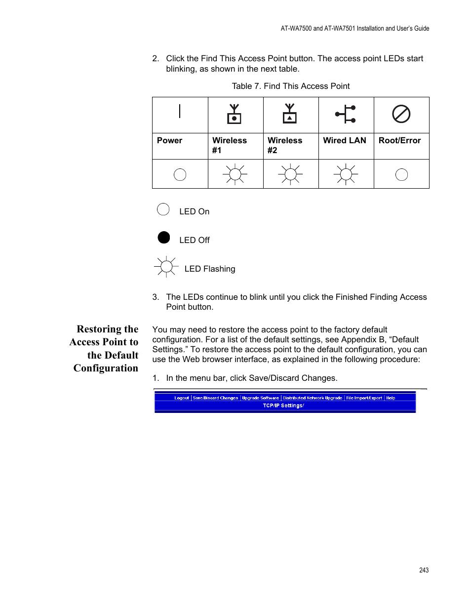 Allied Telesis AT-WA7501 User Manual | Page 243 / 352