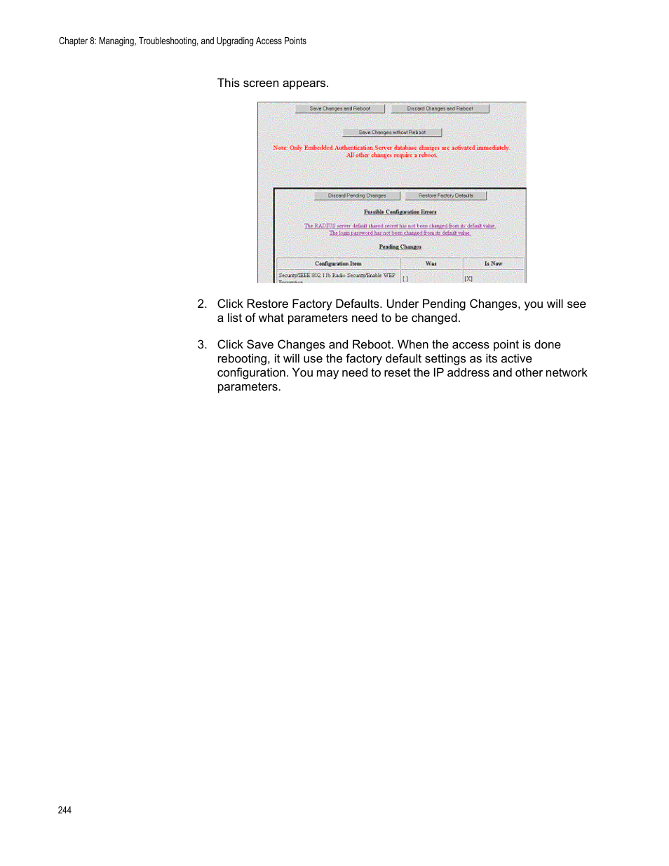 Allied Telesis AT-WA7501 User Manual | Page 244 / 352