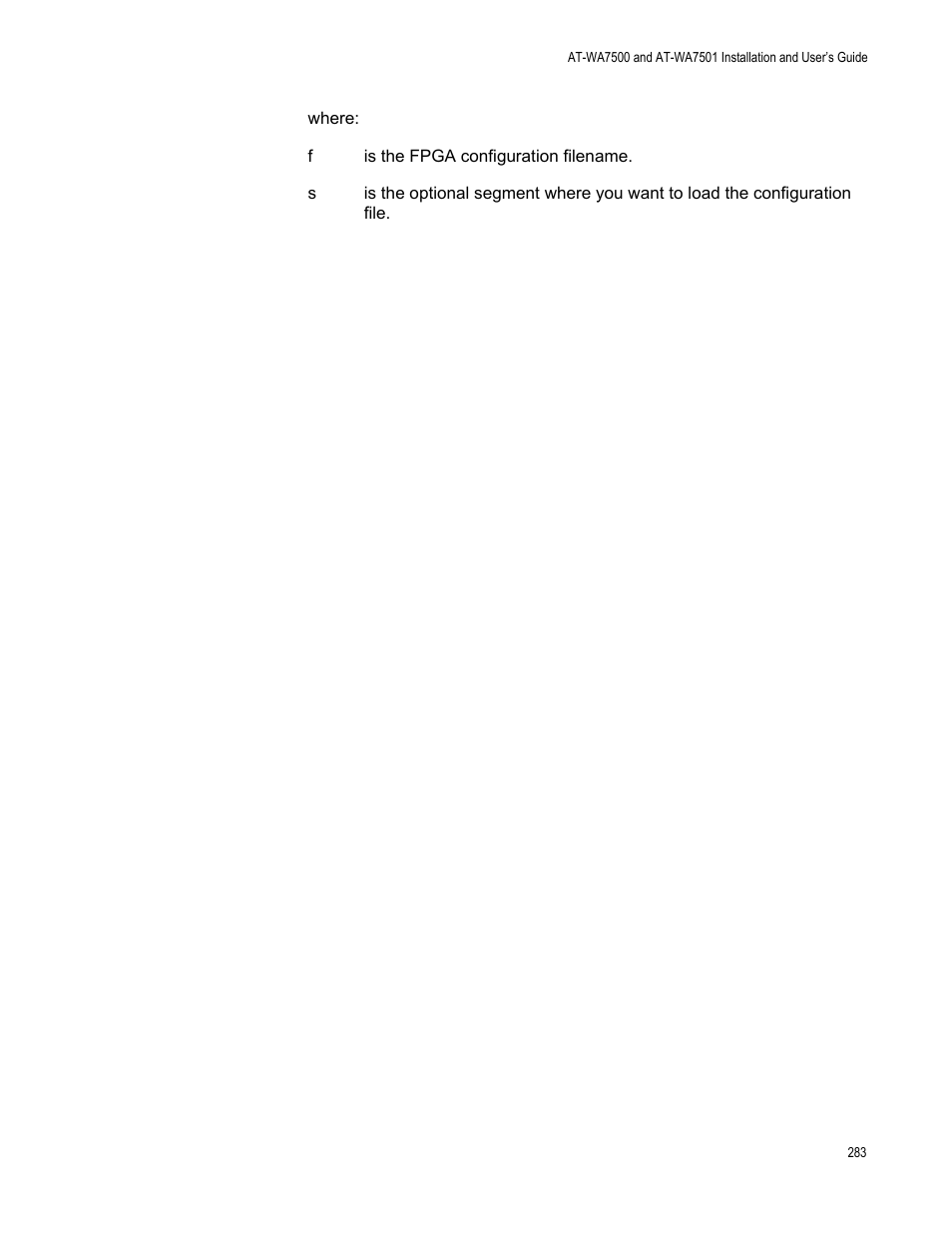 Allied Telesis AT-WA7501 User Manual | Page 283 / 352