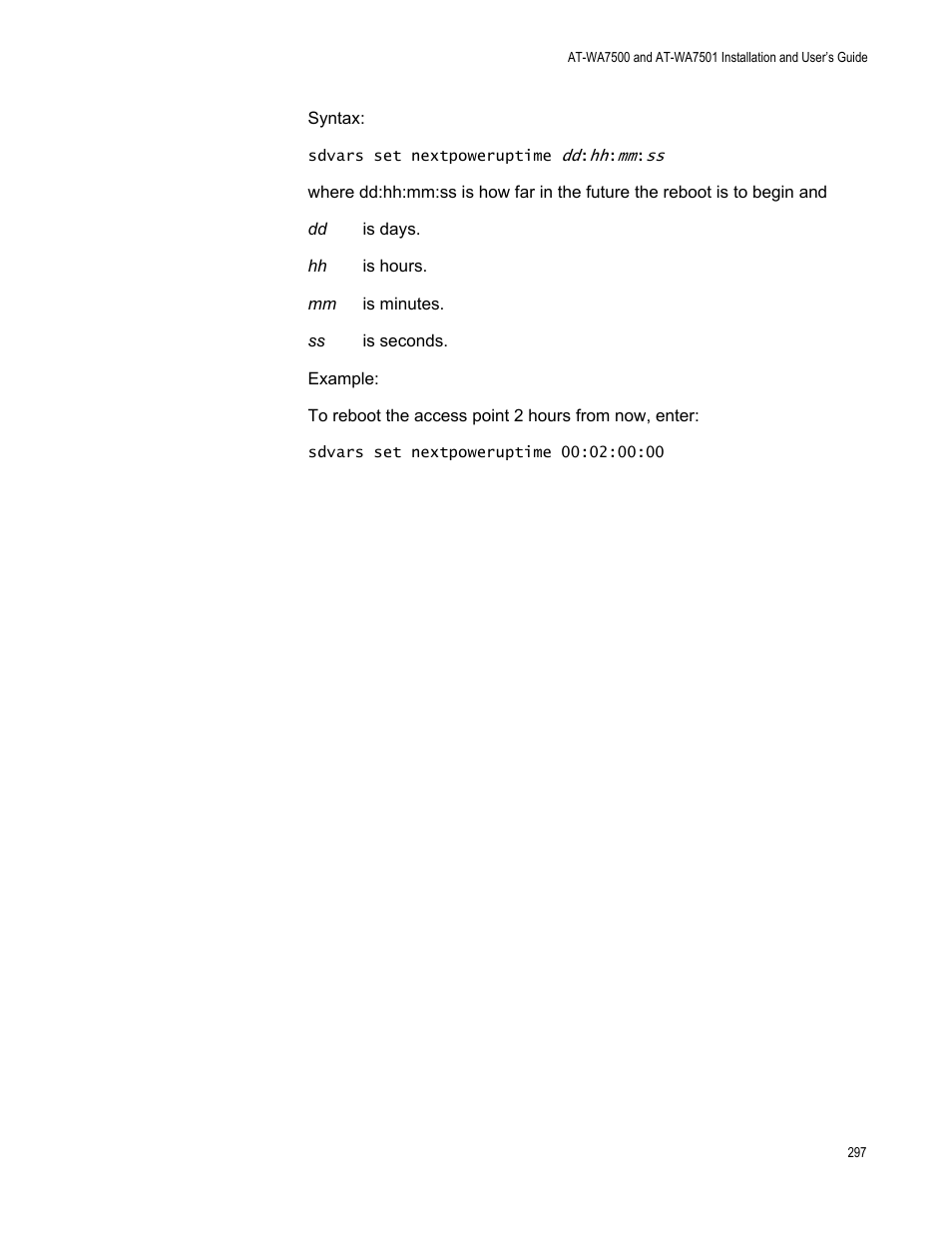 Allied Telesis AT-WA7501 User Manual | Page 297 / 352