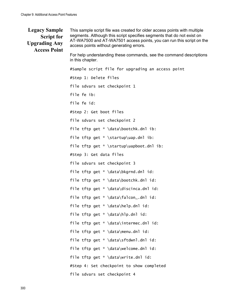 Allied Telesis AT-WA7501 User Manual | Page 300 / 352