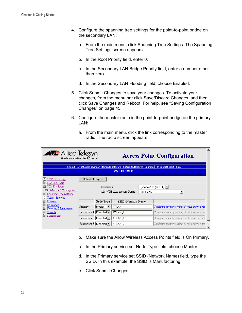 Allied Telesis AT-WA7501 User Manual | Page 34 / 352