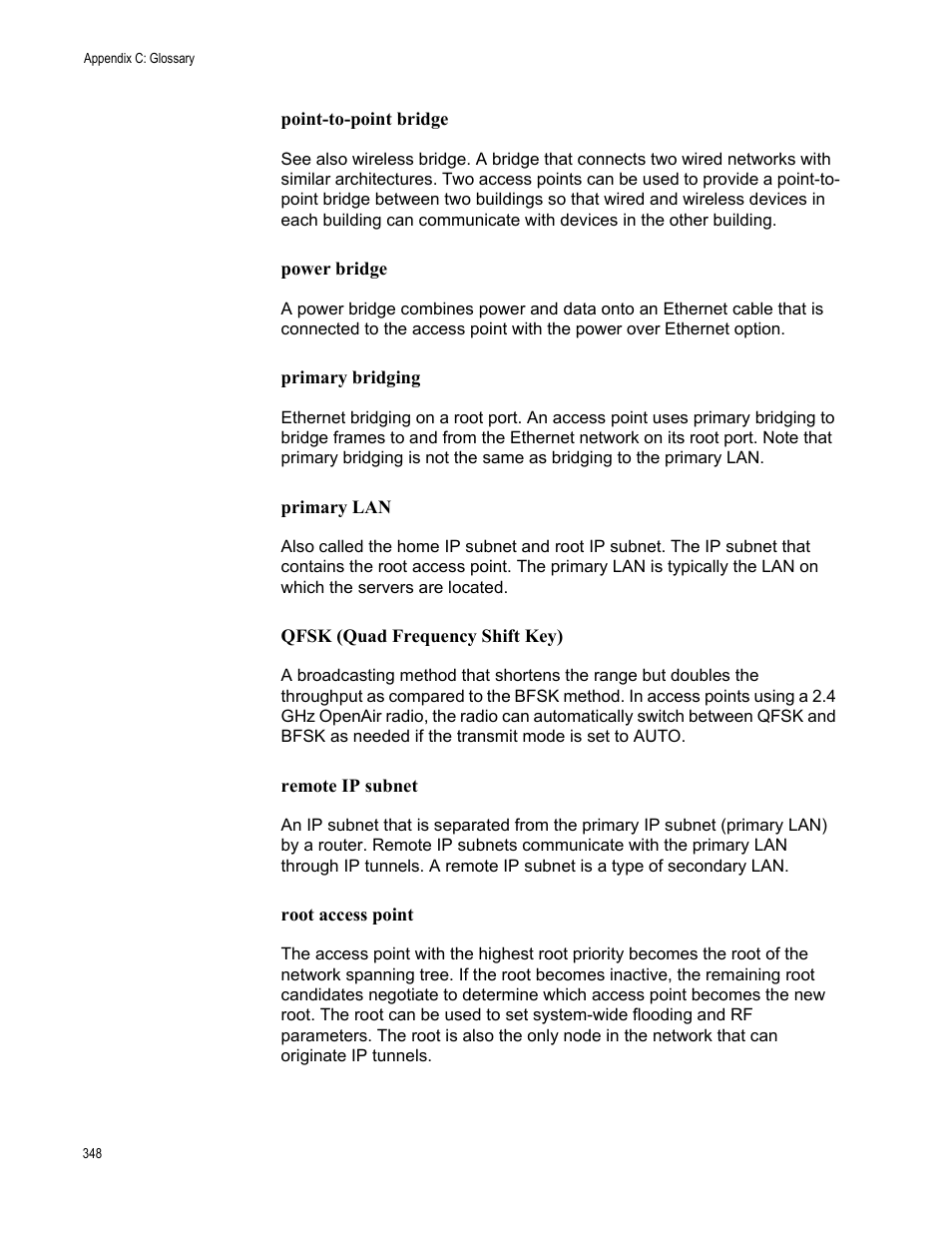Allied Telesis AT-WA7501 User Manual | Page 348 / 352
