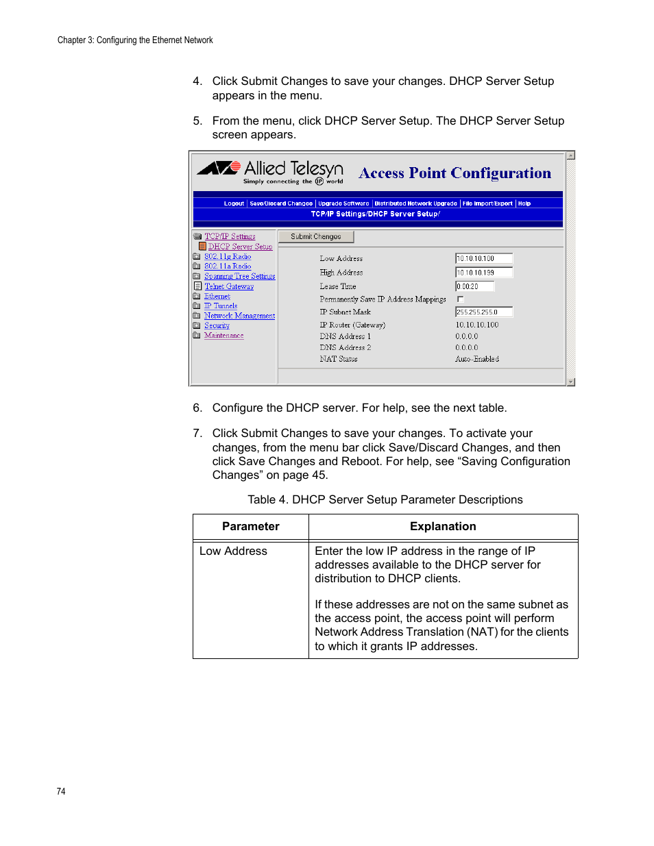 Allied Telesis AT-WA7501 User Manual | Page 74 / 352