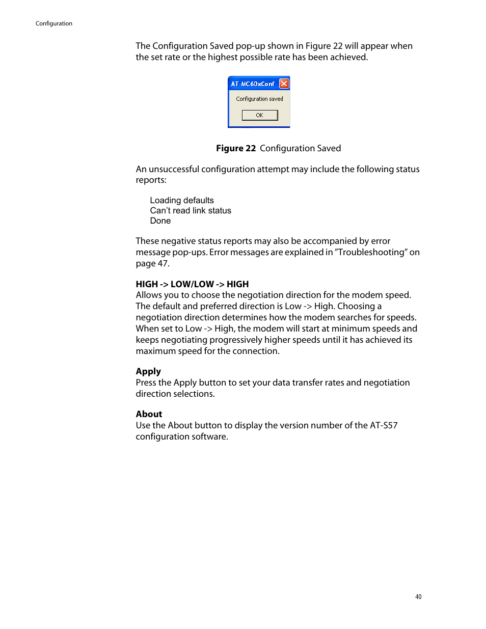 Allied Telesis AT-MC602 User Manual | Page 40 / 65